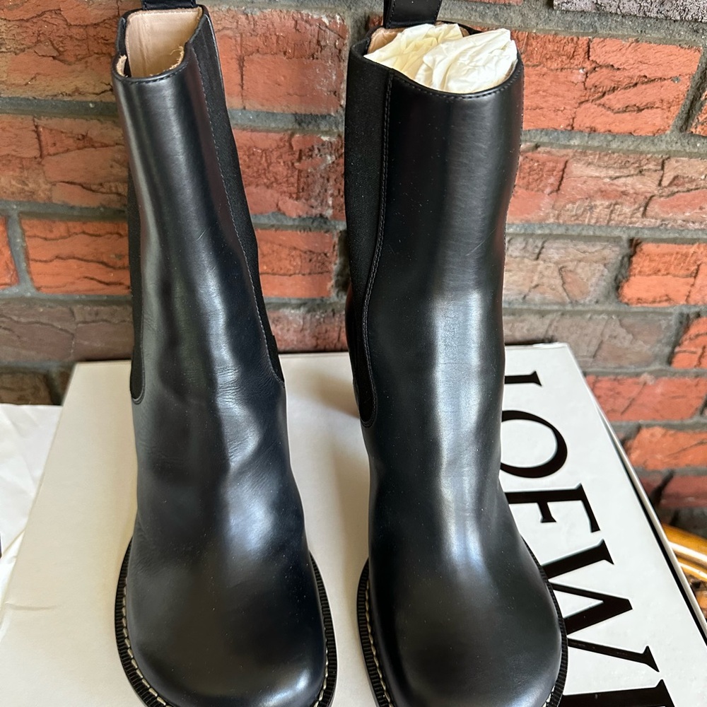 Loewe Heel Chelsea Boots